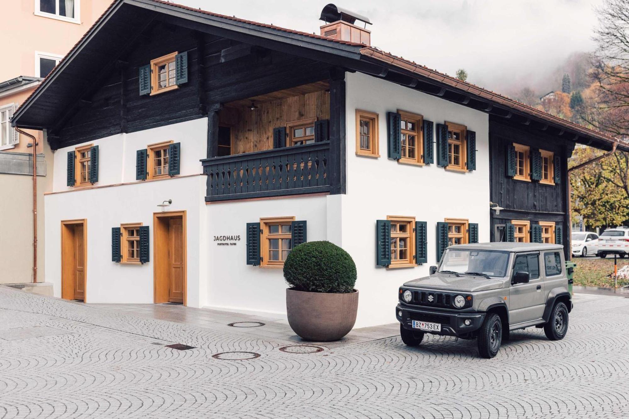 Posthotel Taube Schruns Bagian luar foto
